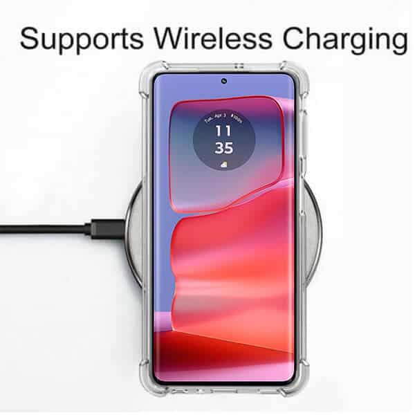 For Moto Edge 50 Pro & Edge 50 Fusion SupRShield Case Clear Heavy Duty Shockproof Tough Gel Clear Air Cushion Cover For Moto Edge 50 Pro & Edge 50 Fusion SupRShield Case Clear Heavy Duty Shockproof Tough Gel Clear Air Cushion Cover